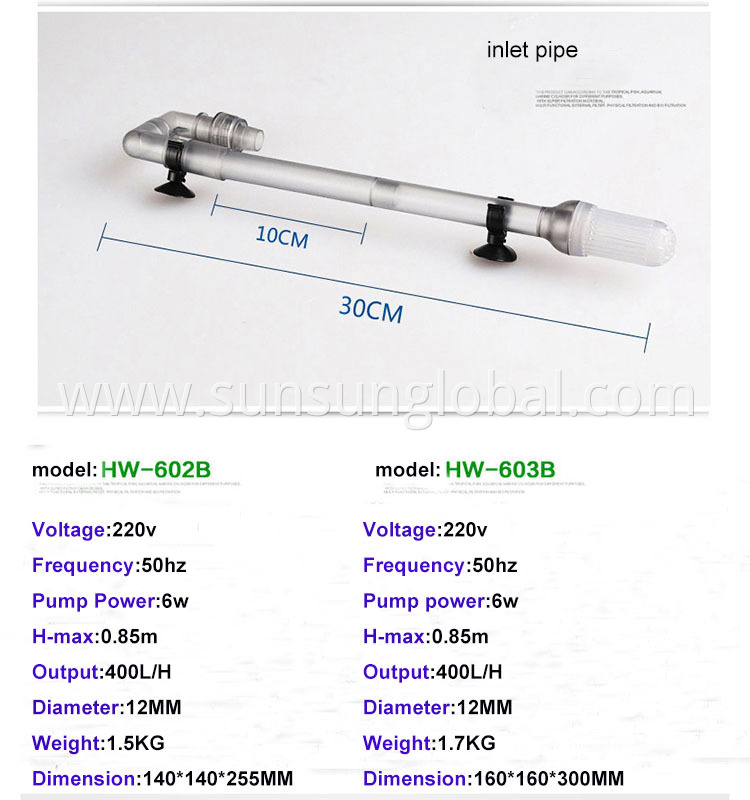 Sunsun External Water Filter Canister With Pump